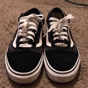Old skool vans black/white
